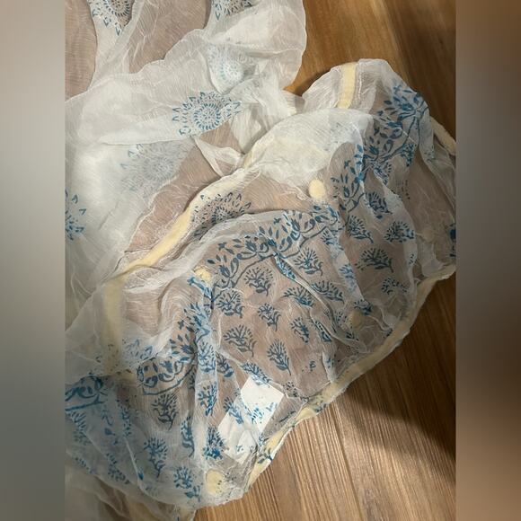 Raj Boho Silk Scarf - Picture 2 of 4